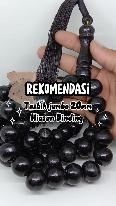 Tasbih jumbo 20mm Hiasan Dinding isi 99 butir