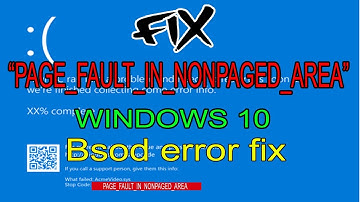 How to Fix PAGE_FAULT_IN_NONPAGED_AREA in windows 10/8/7 [3 method] Blue screen of death error(2020)