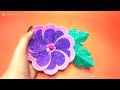 DIY Glitter Foam Sheet Flower Making | How To Make Realistic And Easy Foam Sheet Flower Step By Step