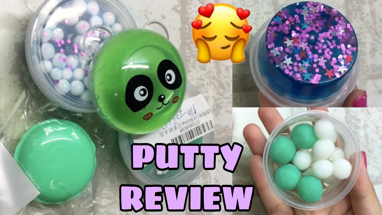 Putty Slime Review from SHOPEE ! cheap putty??? YouTube