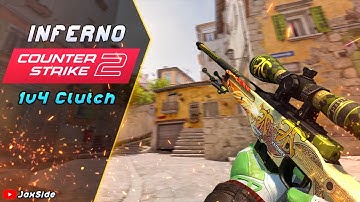CS2 Inferno || CS2 Inferno 1v4 Clutch | CS2 India