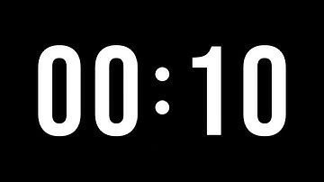 10 SECOND COUNTDOWN TIMER WITH SOUND EFFECT | 4K RESOLUTION