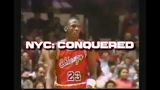 1984 Rookie Michael Jordan sets New York on fire in just his 7th NBA Game! WOW! NYC GOES NUTS!