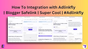 How To Integration with Adlinkfly | Blogger Safelink | Super Cool Design | Free For You | #adlinkfly