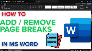 How to Add or Remove Page Breaks in MS Word | Fix Blank Pages & Layout Issues Easily | Tutorial 2025