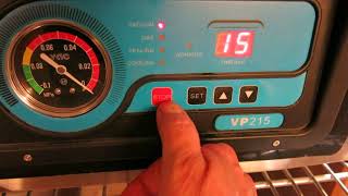 How to Use the VacMaster VP215 chamber Sealer Part 2