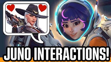 The NEW Overwatch JUNO Interactions are STELLAR 🌌