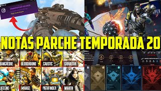 Notas del parche: nerf Conduit, buffs y nerfs leyendas, EVA-8 pack, rankeds 2.0... Apex Legends T20