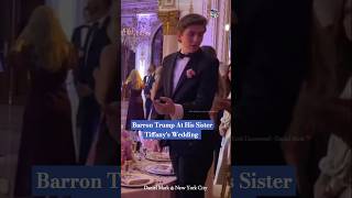 Barron Trump At His Sister Tiffany'sWedding #barrontrump #tiffany #donaldtrump #trendingshorts #usa