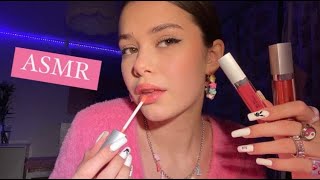 АСМР:БЛЕСКИ ДЛЯ ГУБ💋(поцелуи, звуки рта)/ASMR: LIP GLOSS(mouth sounds)