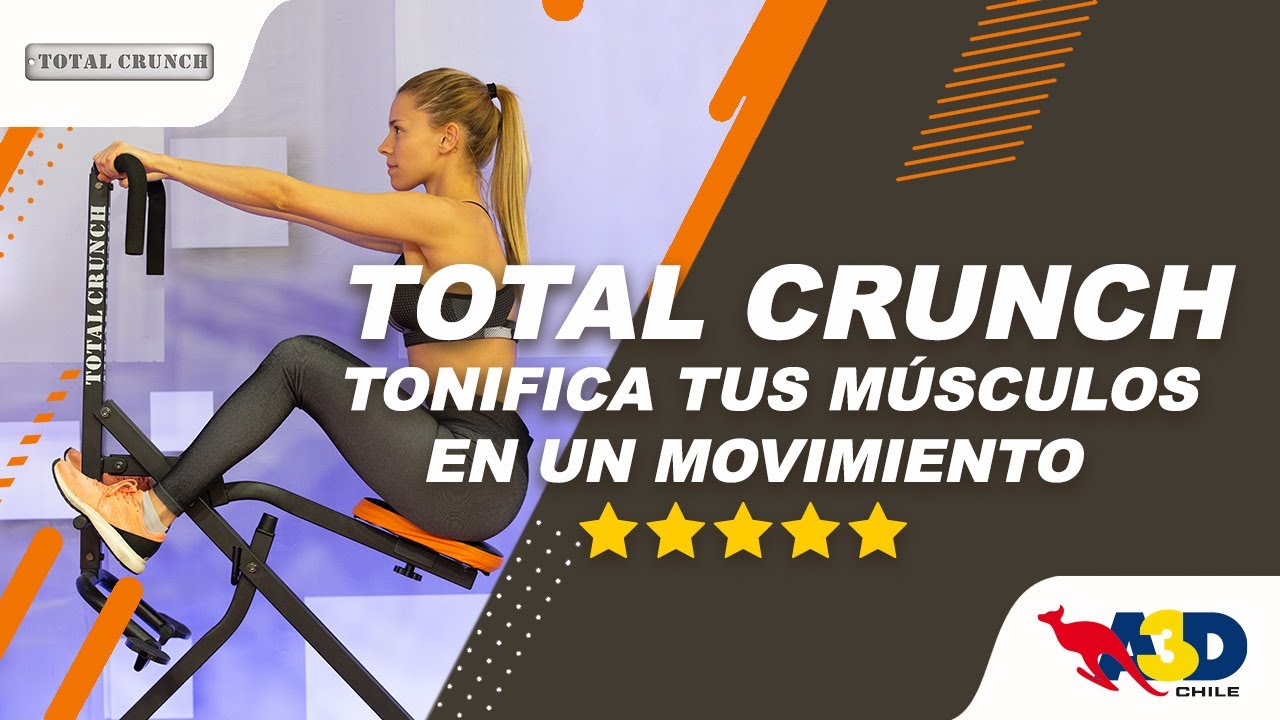 Máquina de Ejercicios Total Crunch  Tonifica tus músculos 💪 