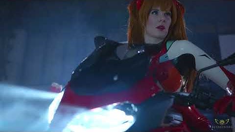 Asuka Langley & Motorbike || Cosplay Video (4K UHD)