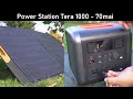 70mai Tera 1000 - 1200w Portable Charging Station &amp; Solar Panel