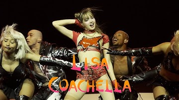 [☠️CENTER FRONT ROW 4K60 HDR] LISA BLACKPINK COACHELLA WK1 Elastigirl+MONEY+Born Again (SPEEDI ver.)