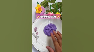 How To  Make Slime At Home 🏡 #shortvideo #diy #slime