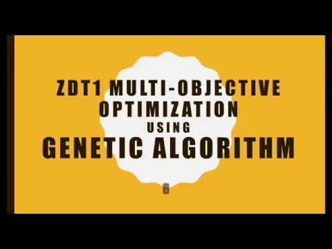 optimizing zdt1 multi-objective