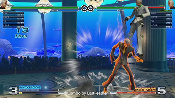 KOF XIV - Oswald Combo [Hit The Wall] x6