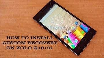 How to Install Custom Recovery on Xolo q1010i
