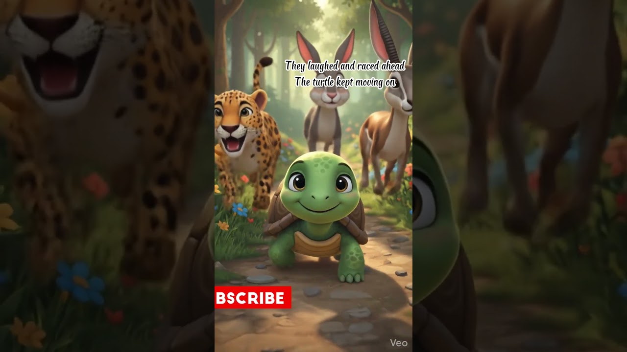 Медленно, но верно 🐢✨ | Детская поучительная история