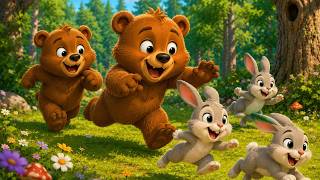 🌙 🐻 Ведмежата-Бешкетники і Сердиті Білки 🌰 | Казка Українською Мовою 🌲