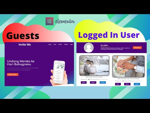 Cara Agar Tampilan Home berbeda untuk user yang Login Menggunakan Elementor - Tutorial Paling Langka