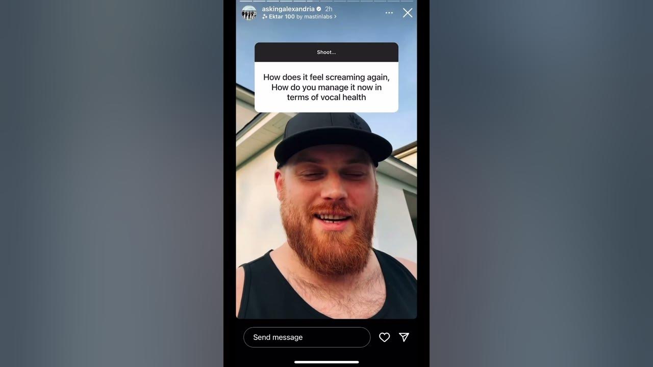 Danny Worsnop talks about screaming again in Asking Alexandria…