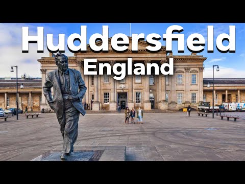 Huddersfield walking tour 4K | UK | England | 2021