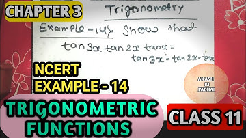 NCERT Example 14 - chapter 3 Trigonometric functions class 11