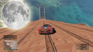 GRAVEDAD LUNAR - Gameplay GTA 5 Online Funny Moments (Carrera GTA V PS4)