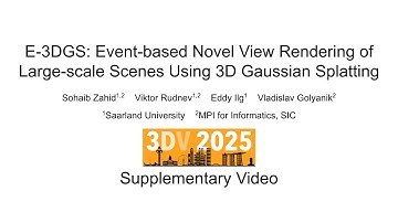 [3DV2025] E-3DGS: Event-Based Novel View Rendering of Large-Scale Scenes Using 3D Gaussian Splatting