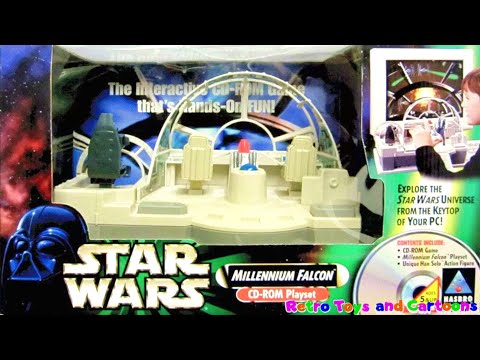 Star Wars Millennium Falcon CD ROM Playset Commercial Retro Toys and Cartoons