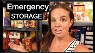 Healthy Emergency Food Storage for our Family of 12  Plus A Pantry Solution!!!