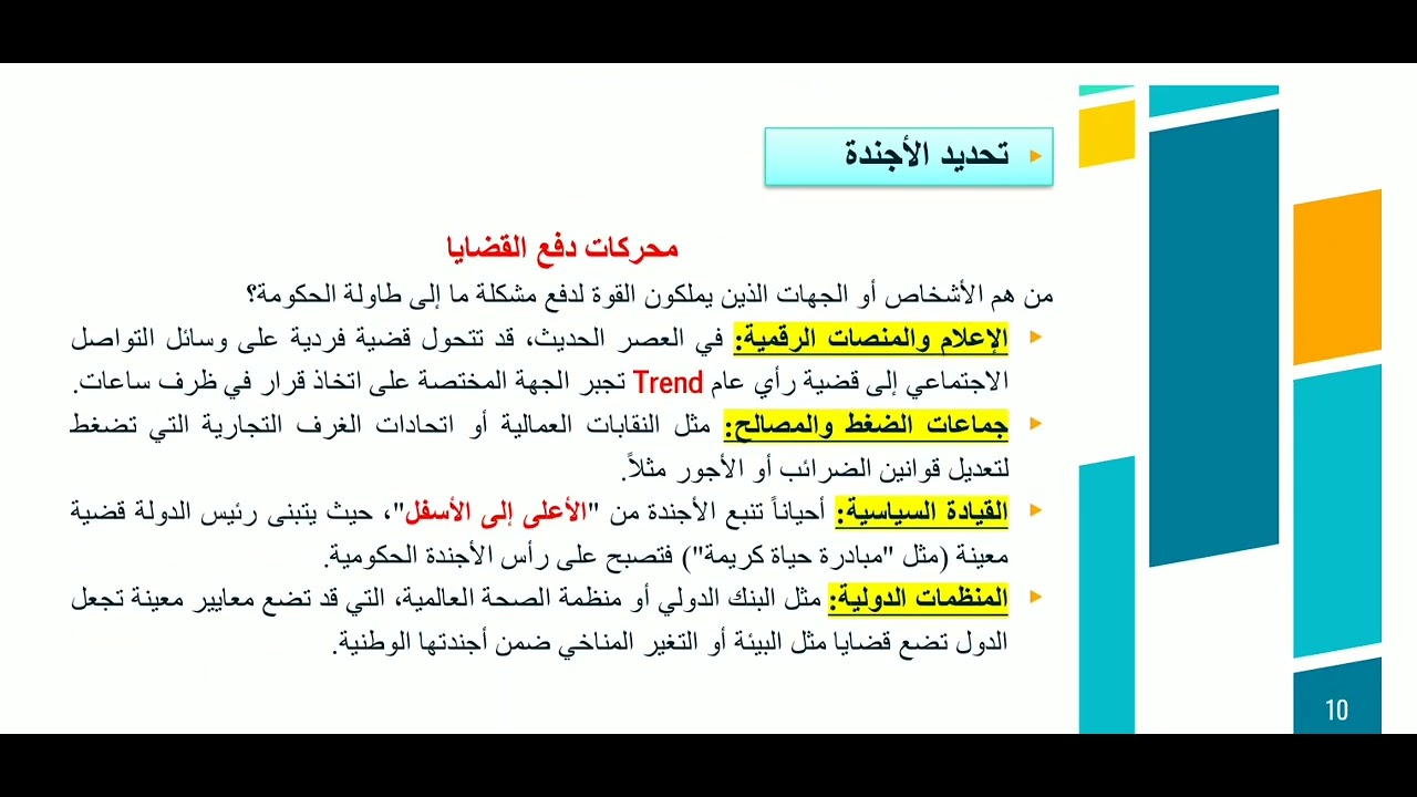 السياسات العامة وانواعها المحاضرة الرابعة تجارة إنجلش الفرقة الاولي 