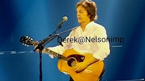Paul (live) singing Yesterday 28.5.15 in Liverpool