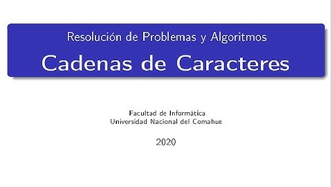 Cadena de Caracteres en Pseudocódigo y Strings en Java