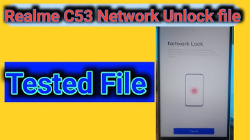 Realme C53 (Rmx3760) Network unlock file No need Any code