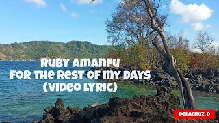 Ruby Amanfu - For the rest of my days (Video lyric)