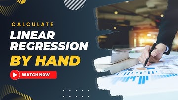 Find Coefficients of Simple Linear Regression (By Hand)