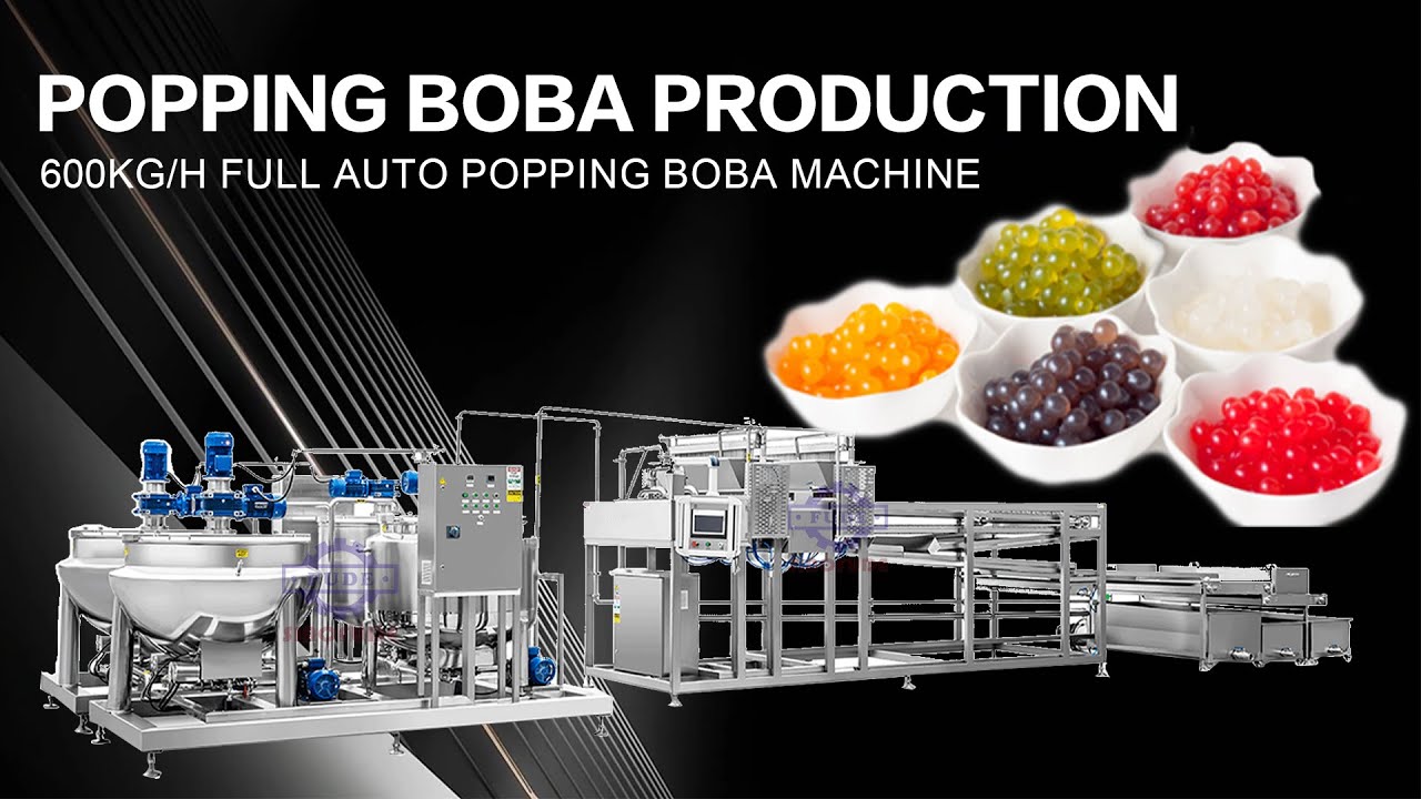 CBZ100 full automatic popping boba machine Konjac ball production