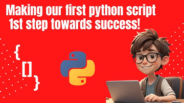 Writing our first Python script in 2024 | with terminal and VS code examples!