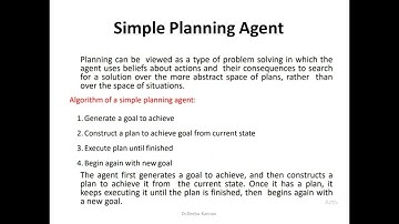 Artificial Intelligence – Simple Planning Agent in Tamil by Deeba Kannan