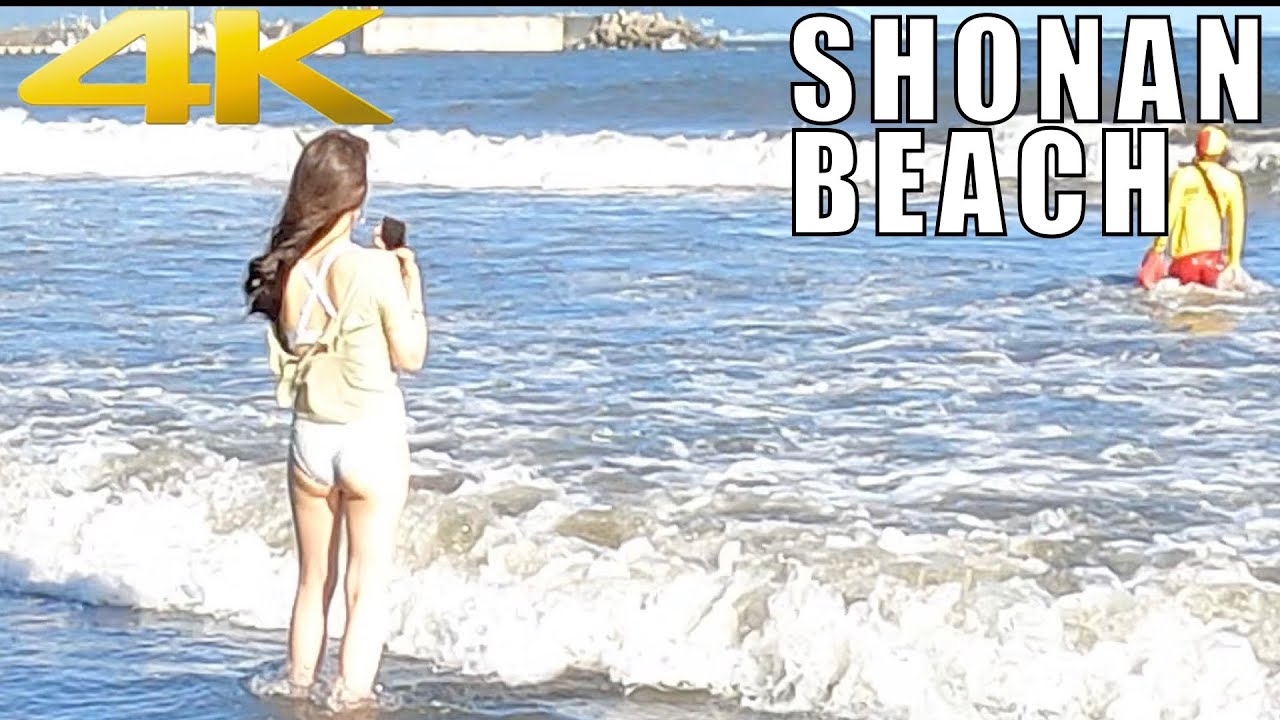 The most popular beach near Tokyo. 夏真っ盛りの湘南片瀬東浜ビーチ2021.8 The height of summer.海水浴 海の家 江ノ島