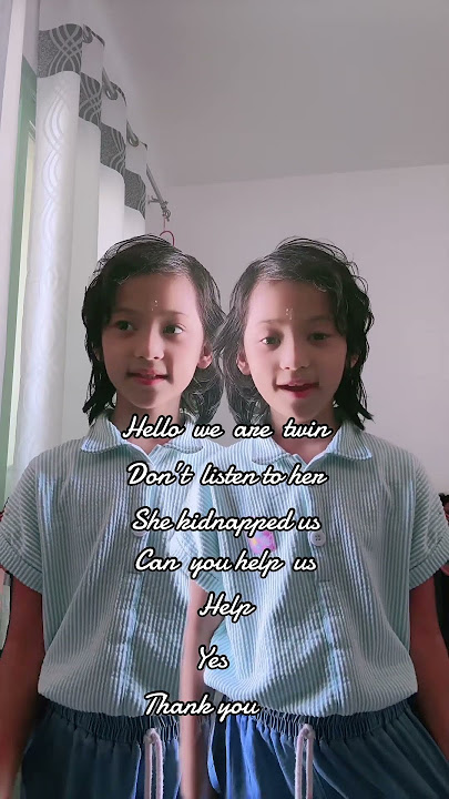 We are twins 👯 #shortsvideo #reels #trending #sania