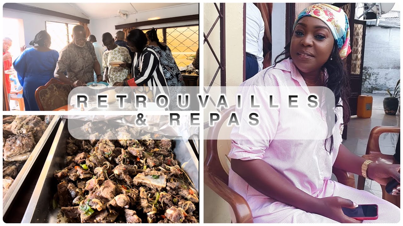 Retrouvailles et repas en famille, Brazzaville