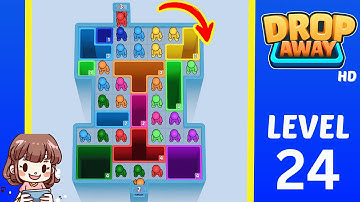 Drop Away Level 24 Solution Walkthrough