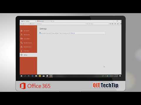 OIT Tech Tip: Downloading Office 365