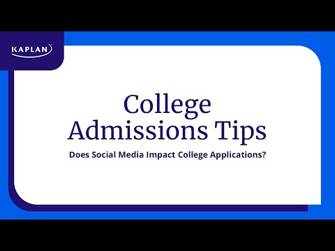 How Does Social Media Affect College Applications