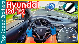 Hyundai i20 1.2 (2013) AUTOBAHN POV TOP SPEED 🚀 #TopSpeedBrothers