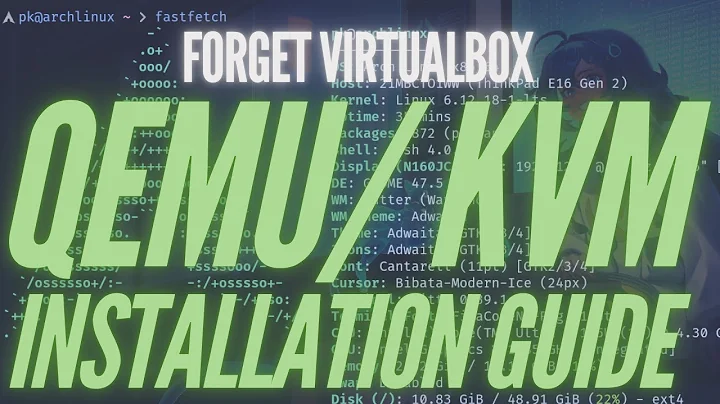 Stop Using VirtualBox: How to Install QEMU/KVM on CachyOS & Arch Linux