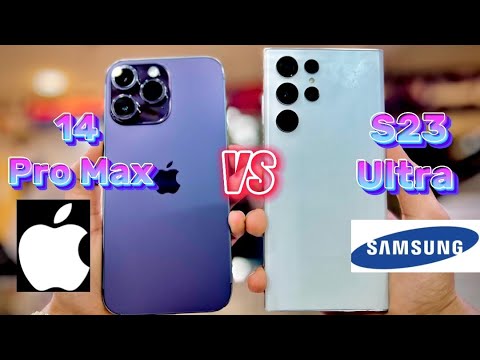 iPhone 14 Pro Max vs Samsung S23 Ultra|Comparison and Speed Test